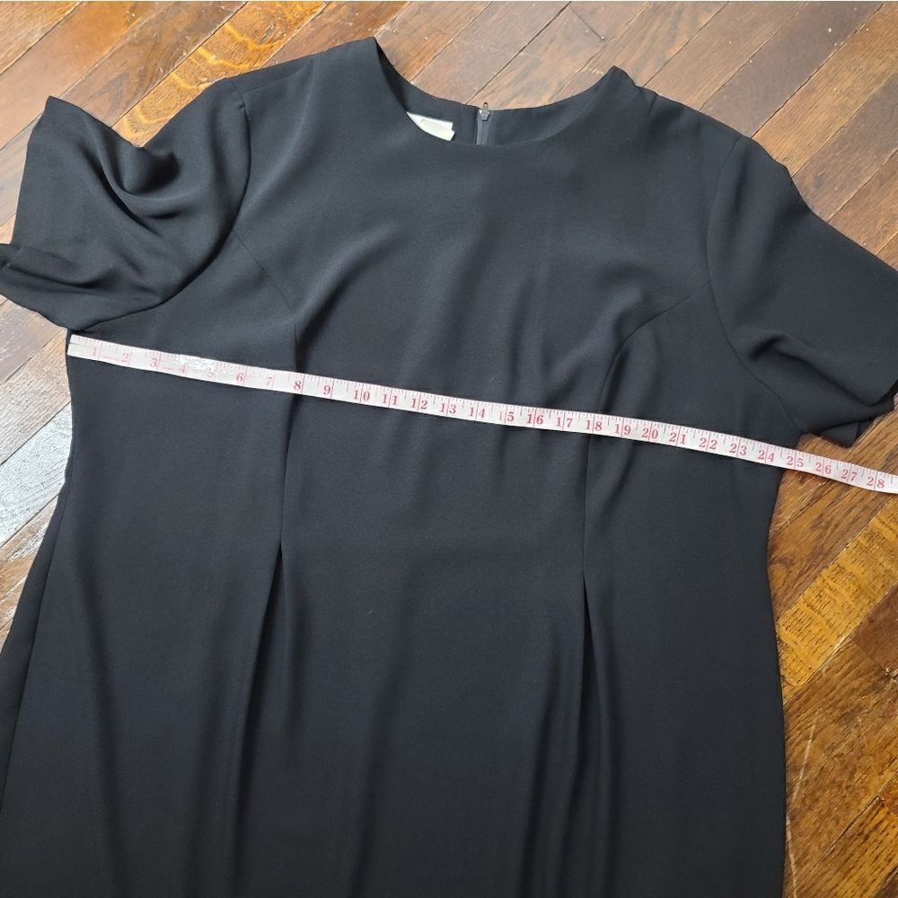 Vintage 90s Black Wednesday Sheath Dress - Picture 7 of 13